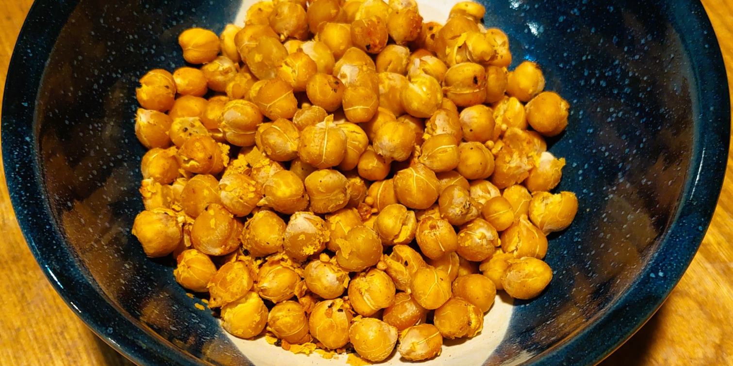 Crispy Roasted Chickpeas (25 Min, Vegan)